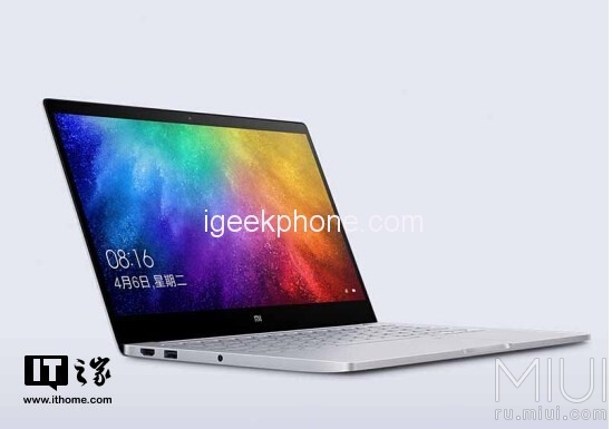 Представлен Xiaomi Notebook Air - конкурент MacBook Air 2018