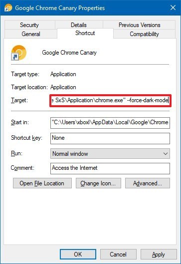 Как включить темный режим для Google Chrome в Windows 10